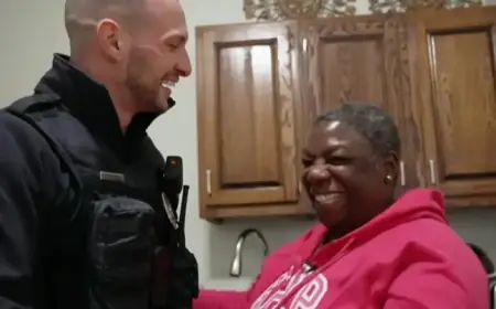 Woman’s Cemetery Vigil Ends as ‘Angel’ Offers Solace