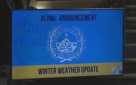 Little Rock Officials Prepare for Winter Weather Conditions