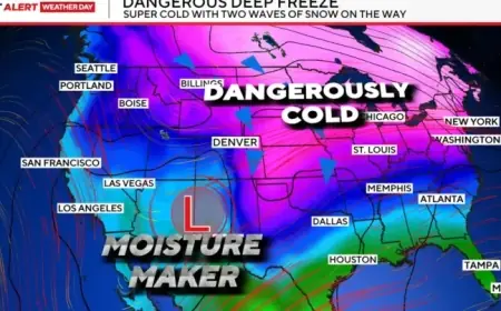 Arctic Blast and Snow to Impact Broncos-Patriots Game in Denver