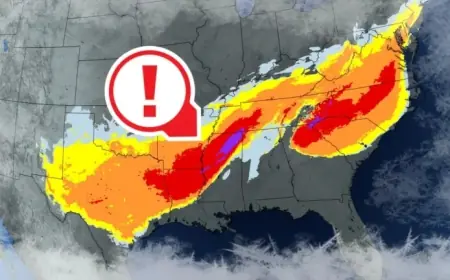 Ice Storm and Snowfall Threaten Millions Across the U.S.
