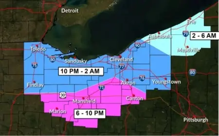 Northeast Ohio Snow Forecast: Latest Timeline Revealed