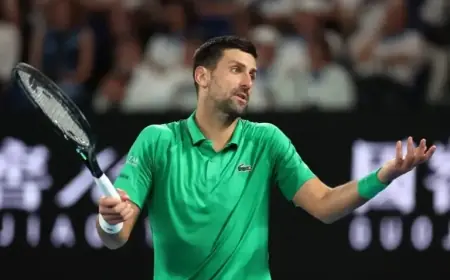 Novak Djokovic Evades Disqualification at Australian Open After Ball Incident