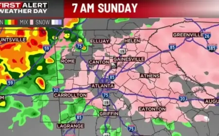 Freezing Rain and Ice Set to Hit North Georgia Tonight