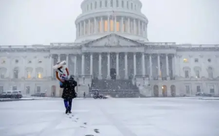 DC Prepares for Winter Storm, Forecasts 10 Inches of Snow and Ice