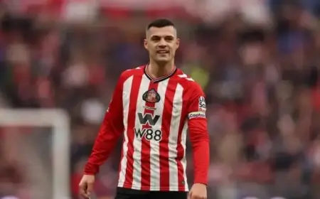 Granit Xhaka Sidelined for Sunderland’s Match Against West Ham Today