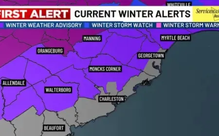 Winter Weather to Potentially Impact Lowcountry This Weekend