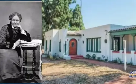 Helen Hunt Jackson Tours Rancho Camulos on January 23, 1882