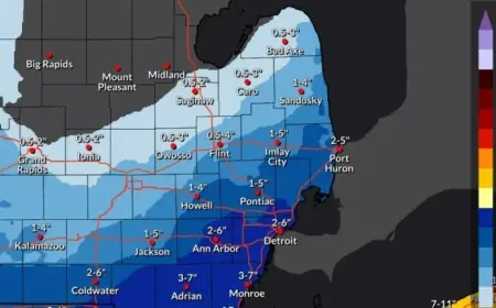 Michigan Winter Storm Alert: Snow to Begin Sunday Morning