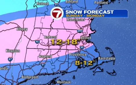 Boston weather turns from dangerous cold to a high-impact snowstorm — and the Monday commute is in the crosshairs