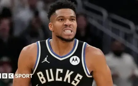 Milwaukee Bucks’ Giannis Antetokounmpo Out for Six Weeks with Calf Injury