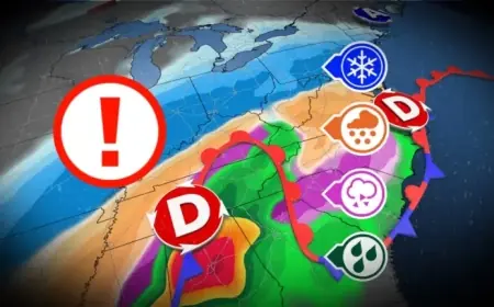 Major US Storm to Unleash 50 cm Snow, 50 mm Ice