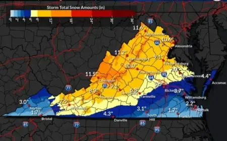 Virginia Prepares for Icy ‘Glacier’ as Bitter Cold Approaches