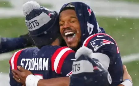 Cam Newton, Josh McDaniels Discuss Jarrett Stidham’s Potential