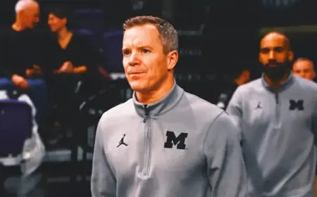 Coach Dusty May: Michigan Prepares for Challenging Week vs. Nebraska, Michigan State