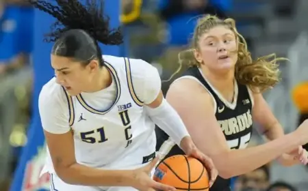 UCLA Women Crush Purdue in 50-Point Basketball Triumph