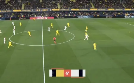 Villarreal vs Real Madrid live: goalless late in the first half as the title race pressure shows