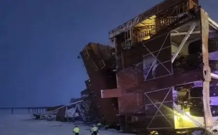 North America’s Largest Land Drilling Rig, Doyon 26, Overturns and Ignites on North Slope