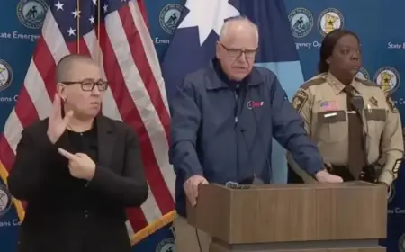 Minnesota Gov. Walz Mobilizes National Guard, Criticizes Federal Response Post-Shooting