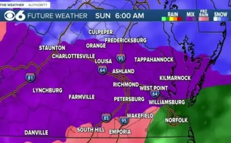 Virginia Winter Ice Storm: Hourly Updates and Analysis