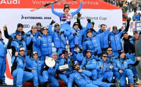 Franzoni Triumphs at Hahnenkamm; Odermatt Achieves 100th World Cup Podium