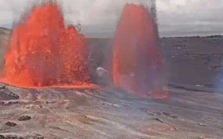Kilauea Erupts: Episode 41 of Lava Fountaining Begins