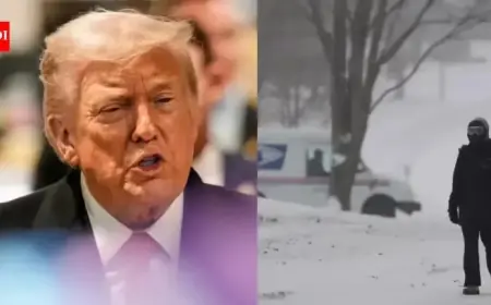 Trump Approves Emergency Declarations for States Amid US Winter Storm