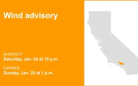 Wind Advisory in Effect Until Sunday Afternoon