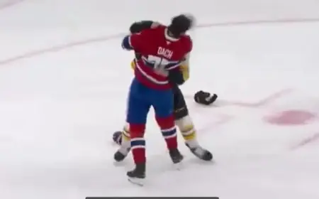 Kirby Dach Battles Jonathan Aspirot, Suffers Finger Injury