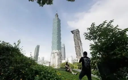 American Rock Climber Ascends Taipei 101 Unroped
