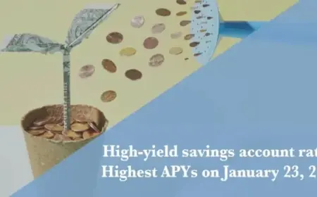 Top High-Yield Savings Accounts Deliver 5.00% APY on Jan. 23, 2026