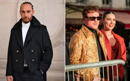 Lewis Hamilton and Canelo Álvarez Shine at Paris Men’s Fashion Week