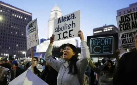 Minneapolis Shooting Protests End in L.A.; Bass Criticizes ICE