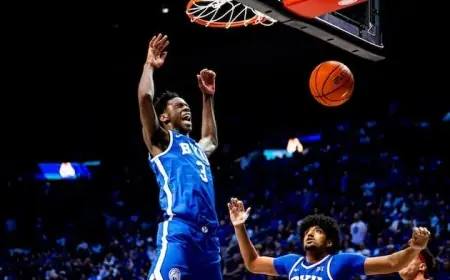 BYU’s AJ Dybantsa Dominates Utah with 43-Point Performance