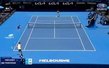 Australian Open: Daniil Medvedev Defeats Fábián Marozsán in Thrilling Match