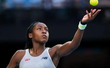 Coco Gauff and Karolina Muchova Engage in Thrilling Australian Open Clash