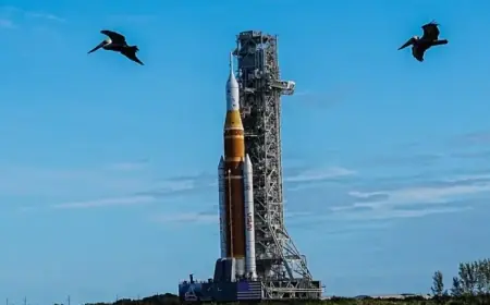 NASA Prepares SLS Rocket in Florida for Imminent Artemis Launch