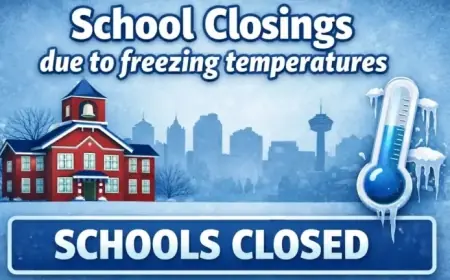 Schools Close and Cancel Activities Monday Due to Major Winter Storm