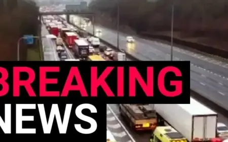 M25 and M1 Crashes Cause Traffic Chaos on London’s Outskirts