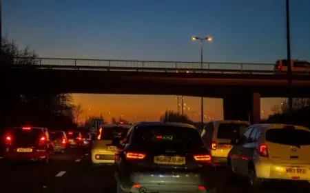 M5 Traffic Disrupted by Farmers’ Protest Near Bristol Port