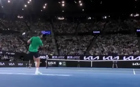 Djokovic Narrowly Avoids Disqualification at Australian Open