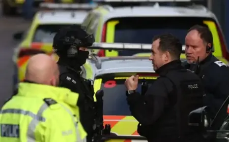 UK Town Centre Standoff: Armed Police Lockdown Four Schools
