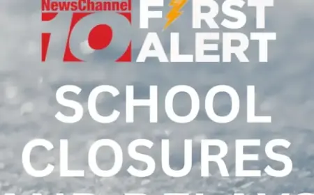 Weekend Winter Storm Forces School and Business Closures