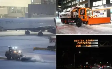 Winter Storm Fern Disrupts NYC: Thousands of Flights Canceled Nationwide