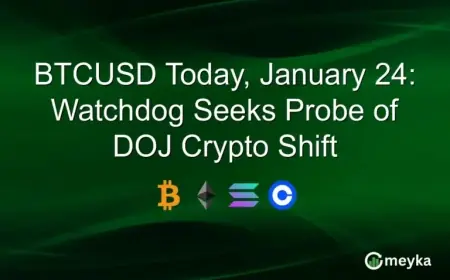 DOJ Crypto Policy Under Investigation: BTCUSD Impacts Explored, January 24