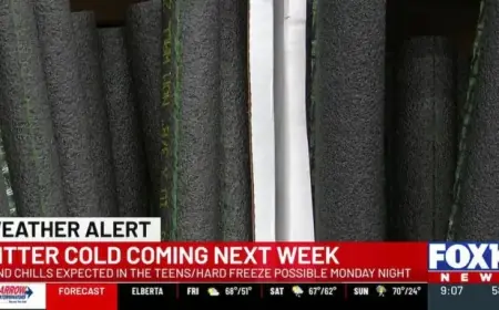 Gulf Coast Prepares for Season’s Coldest Weather with Sharp Temperature Drop