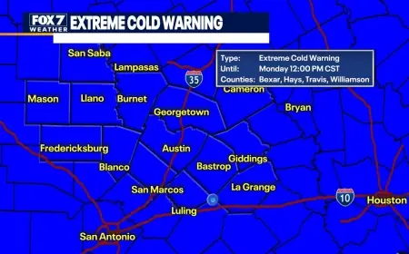 Extreme Cold Warning in Texas: Austin, Houston and DFW brace for hazardous roads and scattered power outages