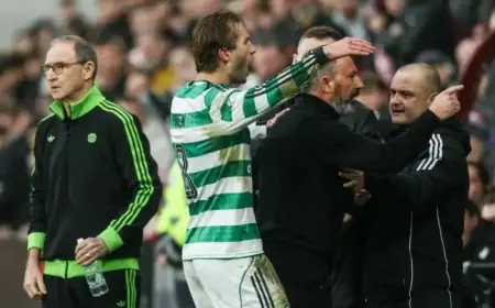 Furious Derek McInnes Confronts Celtic Dugout, Clashes with Hoops Boss
