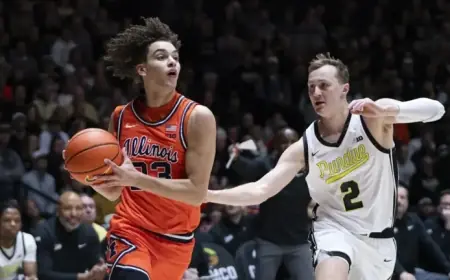 Illinois Freshman Keaton Wagler Stuns No. 4 Purdue with 46-point Game