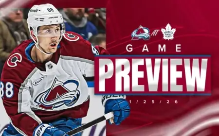 Colorado Avalanche Set for Exciting Sunday Showdown