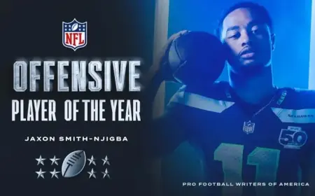 Seahawks’ Jaxon Smith-Njigba Earns PFWA Offensive Player of the Year Honors
